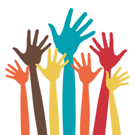 Illustrationraisedhands